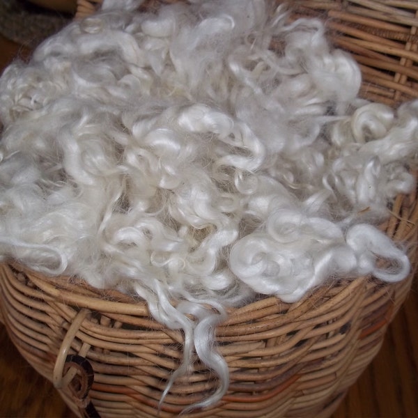 Natural Washed 1st Clip Kid Mohair