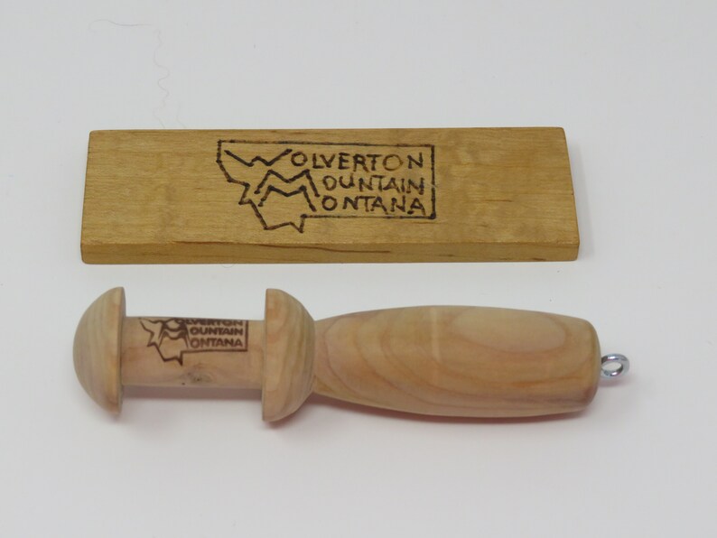 Yarn Gauge 1 Inch Turned Cedar Etsy