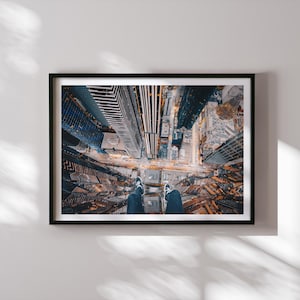 Melbourne Daytime Cityscape Print – Rooftop Urban Skyline Photography | Bright City Wall Art | Modern Architecture Decor | City Print