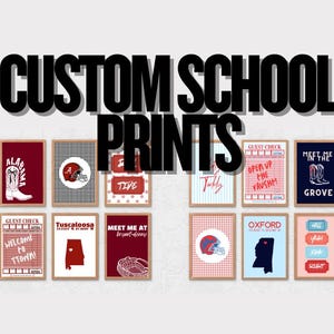 Individuelles College Digitaldrucke 6er-Pack