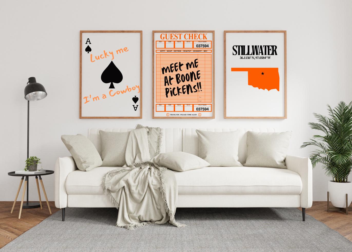 Oklahoma State University Gartenflagge – OSU Cowboys Design, 100% Polyester, Doppelseitig, Wetterfest