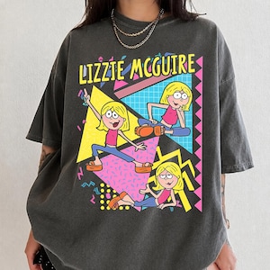 Comfort Colors® Lizzie McGuire Shirt, 90er Jahre Cartoon T-Shirt, weiches Baumwollkleid