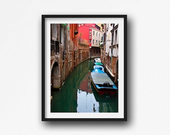 Italy Wall Art, Venice Italy Print, Fine Art Photography, Travel Prints, Venice Gifts, Italy Print,  Canal Art Prints, Venice Wall art.