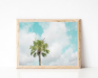 Palm Tree Wall Print - Tropical Beach Photography