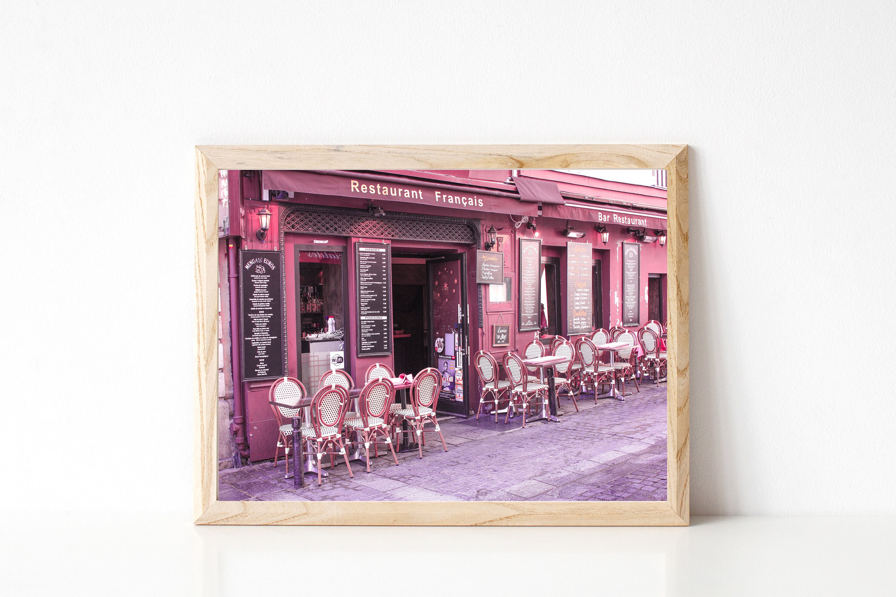 French Cafe Print Paris Photography Paris Cafe Print Cafe Etsy