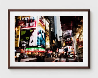 New York Photography, Times Square, Broadway Gifts, Broadway Decor, Wall Art Prints, New York Print, Musical Theatre Gifts, Gifts New Yorker