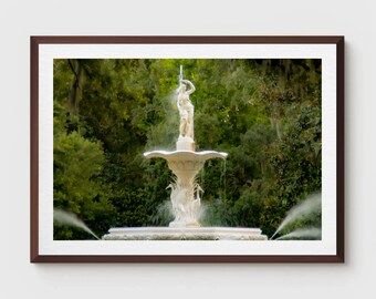 Savannah GA Photos, Forsyth Park Fountain, Fine Art Photography of Georgia, GA Prints, Photography Print Savannah Georgia