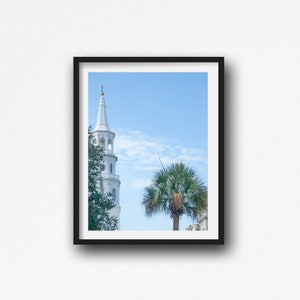 St. Michaels Church, Charleston Print, Charleston SC Photography, Charleston Wall Art, Charleston South Carolina Print,
