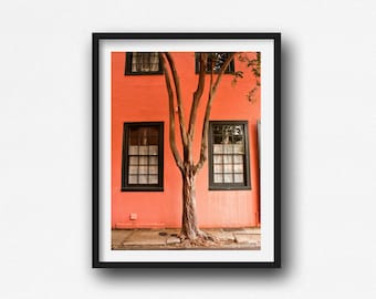 Charleston Art Print: Southern Architecture and Colorful Homes