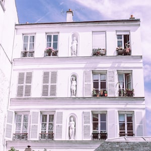 Paris Photography Print, Large Wall Art, Montmartre Paris France, Paris Print, Paris Photography, Paris Photos,   Paris Bedroom Decor