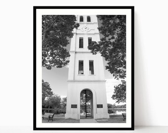 Furman University Gifts, Greenville SC Wall Art, Photography, Greenville Photography, Black and White Prints, Greenville SC Print,