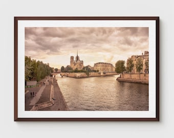 Notre Dame Photo Print: Colorful Paris Cathedral Wall Art