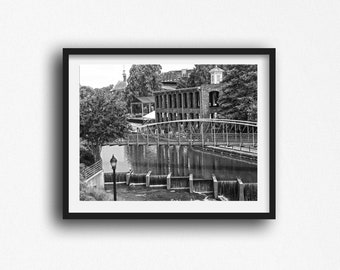 Greenville SC Prints, Greenville SC Wall Art, Black and White Photography, Greenville Gifts, South Carolina Art,