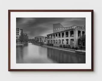 Greenville SC Photography Print: Wyche Pavilion Black and White (Fine Art)