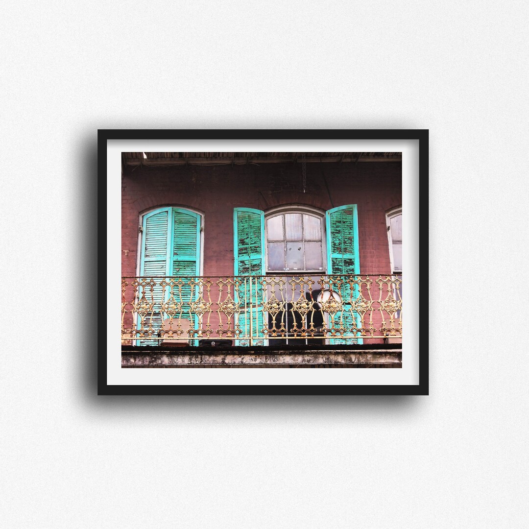 French Quarter Wall Art, New Orleans Art Print, New Orleans Art, New