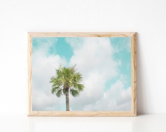 Palm Tree Wall Art, Palm Tree Photo, Beach Photography