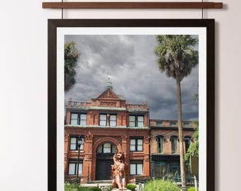 Savannah Cotton Exchange Photo Print - Historic River Street View