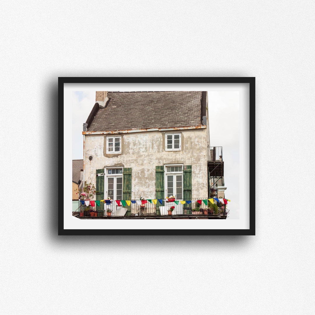 French Quarter Wall Art, New Orleans Art Print, New Orleans Art, New