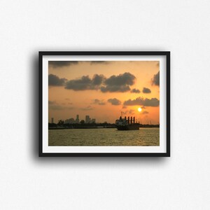 New Orleans  Photography, Sunset Photography, New Orleans Ar, Modern Wall Art, New Orleans Decor, New Orleans Prints, Louisiana Art
