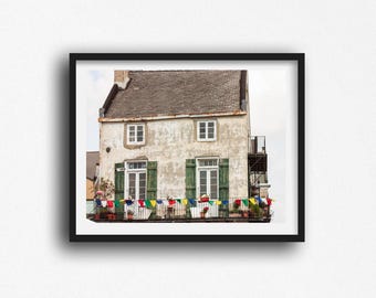 New Orleans Wall Art: French Quarter Balcony - Modern Photo Print