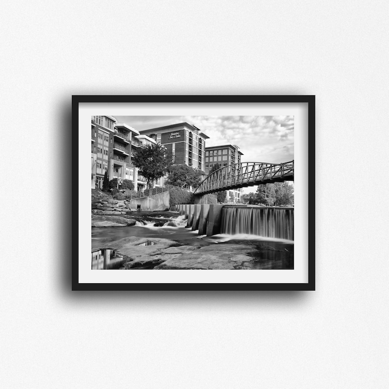 Greenville SC Wall Art, Greenville SC Photography, Greenville Photography, Black and White