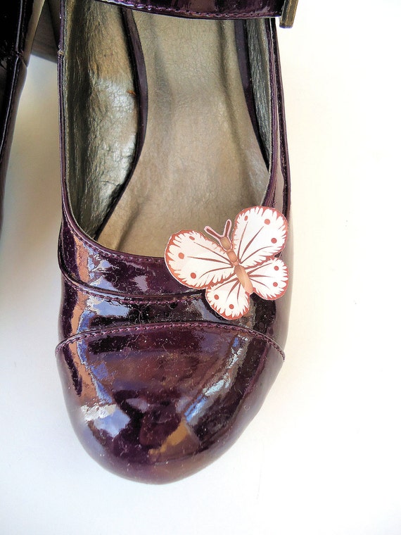 Items similar to Butterfly shoe clips on Etsy