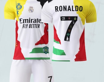 Kids Soccer Jersey Set with Shorts & Socks, Youth Football Kit, Boys Girls Sports Uniform, Training Outfit, Gift for Young Players