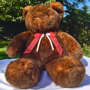 Jumbo Vintage Brown Teddy Bear 30&quot;