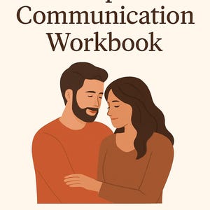 Couples Communication Workbook Printable PDF Digital Relationship Guide for Better Conversation and Stronger Connection