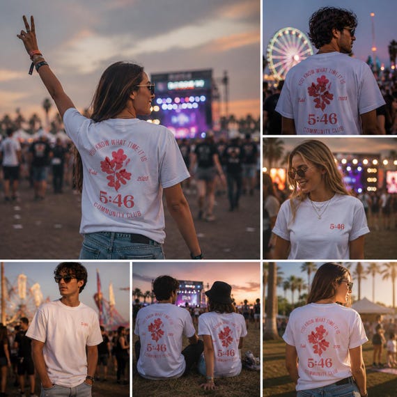 Rufus Du Sol T-shirt, 5:46 Community Club, EDM Rave Tee - Etsy