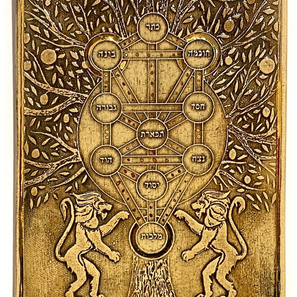 The Tree of Life - Sefirot - Ceramic plaque decoration