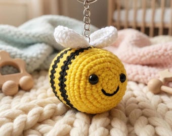 Bumblebee Crochet Pattern PDF | Amigurumi Bee Tutorial for Beginners (Digital Download)