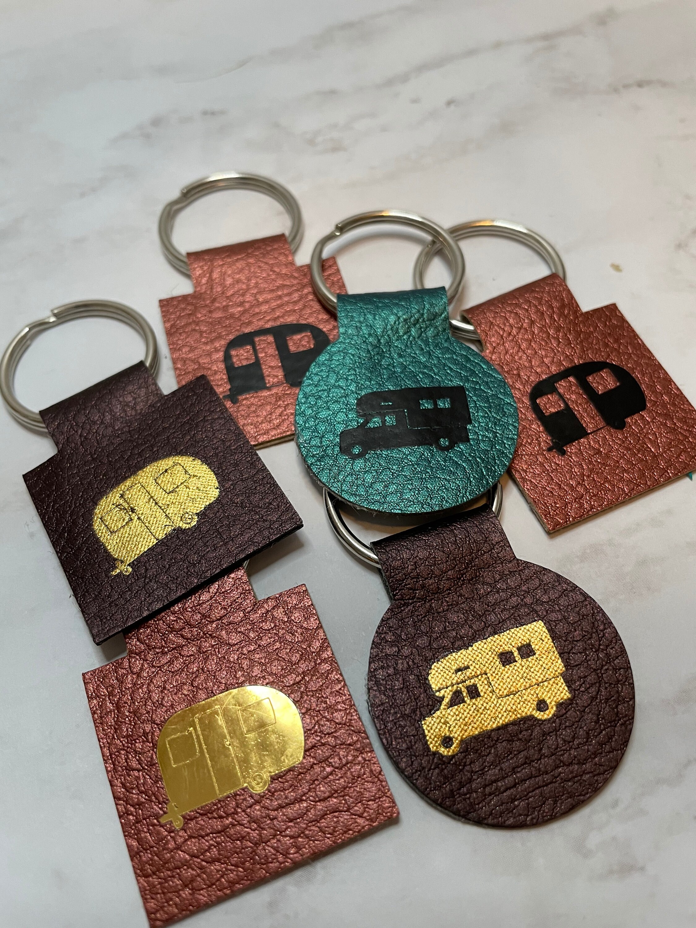 Camper Keychain RV Keychain RV Keyring Camper Keyring Etsy