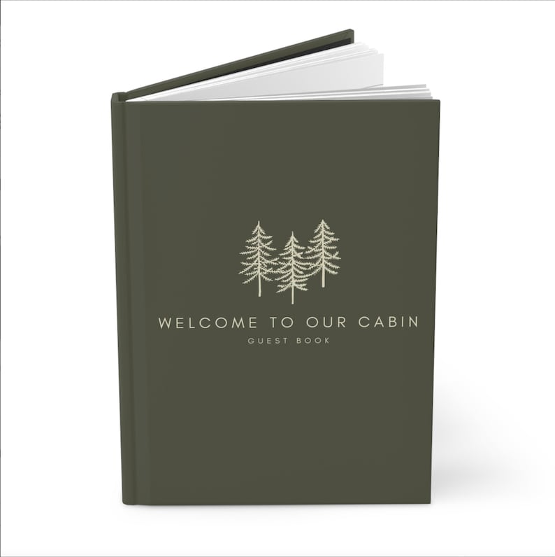Cabin Guest Book Vacation Guest Book Rental Book Lake House Etsy