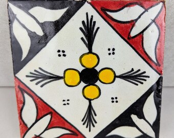 10 Moroccan Zellige Tiles 4"x4" – Handcrafted Beldi Tiles for Floors, Walls & Backsplash
