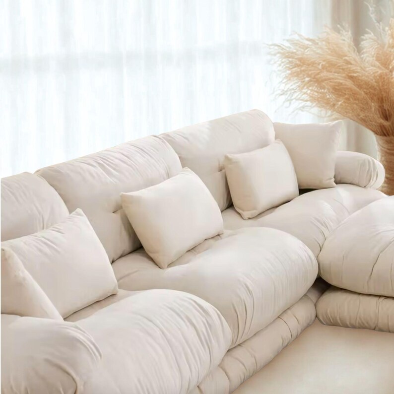Sofa Multiple 5-seater Velvet Modular Sofa / Modular Cloud Sofa – Modern Design ...