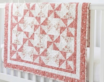 Hour Glass Splendor Quilt Pattern PDF | Easy HST Quilt | Beginner Friendly | Modern Patchwork Quilt In Baby/Queen