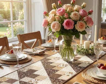 Very Easy Table Runner Quilt Pattern | Patchwork Art Charm Pack (PDF Pattern)