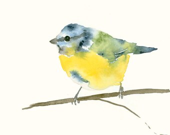 bird watercolor etsy