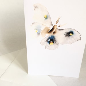 Cartão de saudação de arte em branco Mariposa