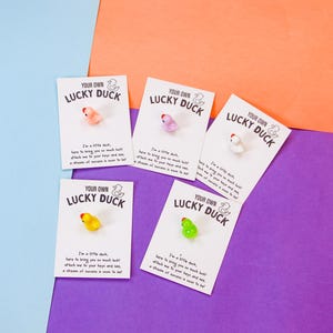 Handmade Gift,Duck Pocket Hug,Hug Gift, Miss You Gift, First Day of School,Friendship Gift,Pocket Hug Idea