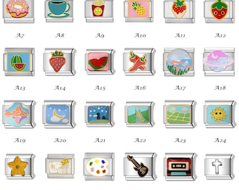 300+ Silver Italian Charms Bracelet-Custom Italian Charm Bracelet-Personalized Italy Charms-Vintage Friend Bracelet-Gift for Her