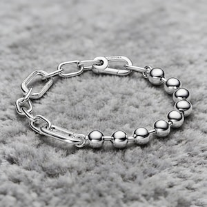 James Avery Channel Link Cable Charm Bracelet, Womens, M, Sterling Silver
