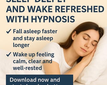 Sleep Hypnosis Audio MP3 | Guided Meditation for Deep Sleep | Natural Sleep Aid | Deep Relaxation Guided Meditation | Insomnia Relief