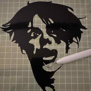 YUNGBLUD decal, YUNGBLUD sticker, Yungblud silhouette, Yungblud fan art, YUNGBLUD vinyl decal, alternative music decal, emo car sticker,
