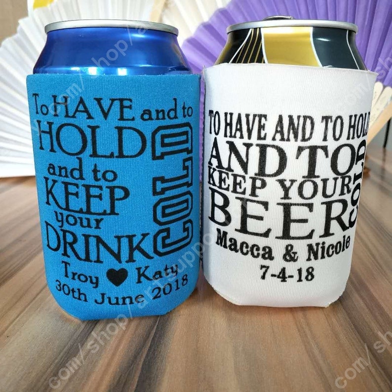 Cheap Wedding Event Decoration Drinking Can Holders Customized Etsy