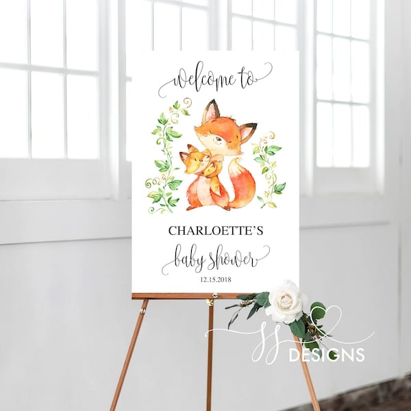 Fox Baby Shower - Etsy