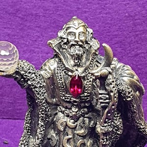 Myth & Magic The Moon Wizard Pewter Figurine by A G Skermer WAPW UK