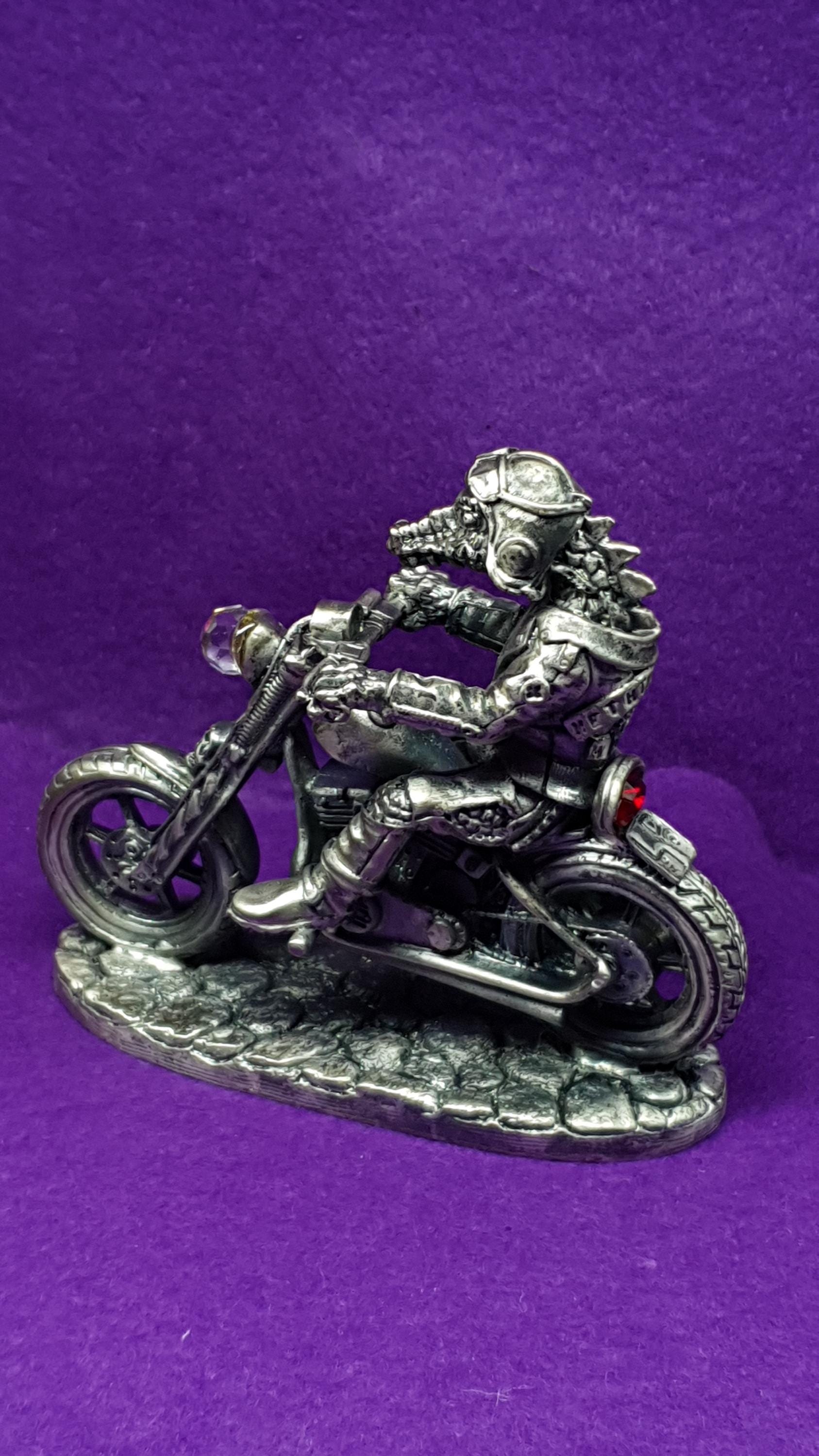 WAPW the Biker by Mark Locker – Myth & Magic Pewter Dragon