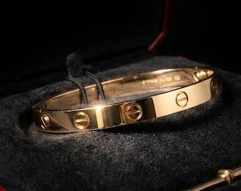 Cartier Love Bangle Pre-Owned Screw Bracelet Classic Gift for Her